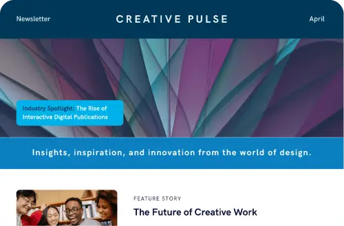 Newsletter example