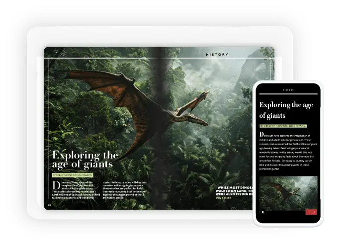 FQ Magazine Flipbook and responsive format