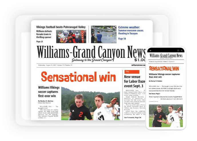 Williams-Grand Canyon Flipbook and responsive format