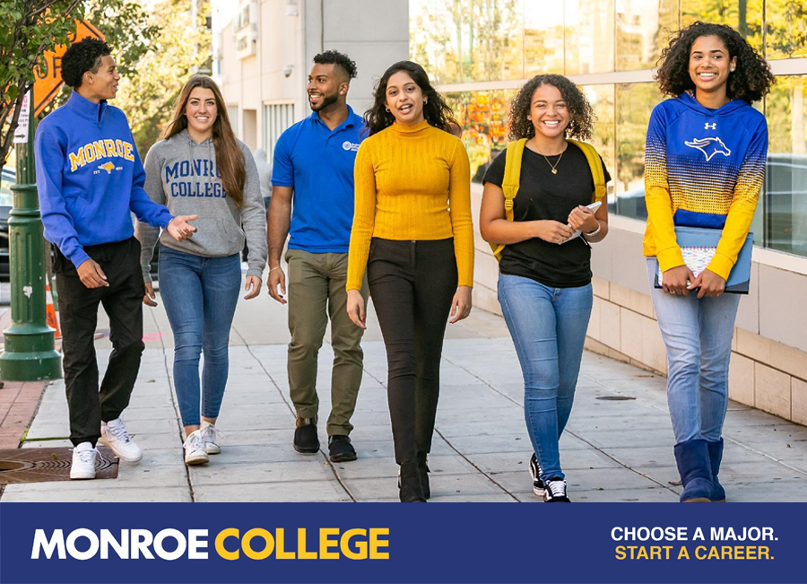 Image of the Monroe College publication
