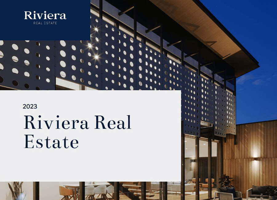 Cover of the Riviera Real Estate sample