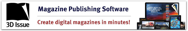 magazine publishing platform 3D Issue
