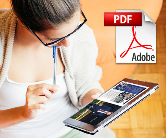 PDF to Digital Magazine for iPads, iPhone and Android devices